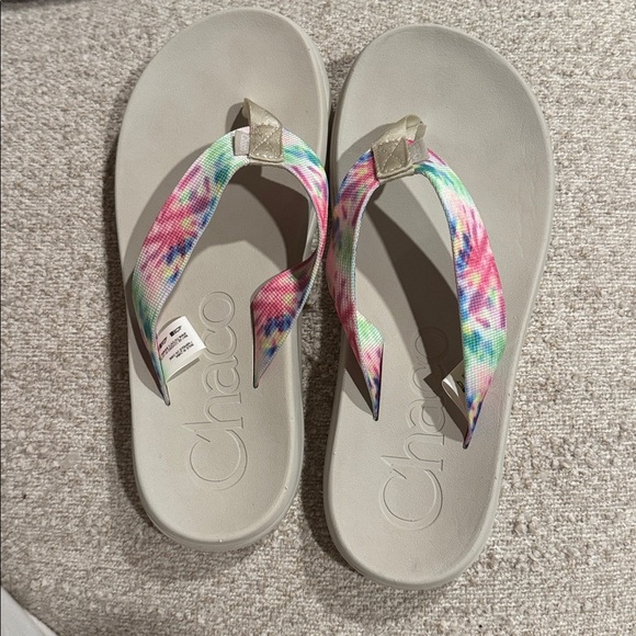 Chaco Chillos Flip (Women) - Light Tie Dye Size 7 - Picture 3 of 9